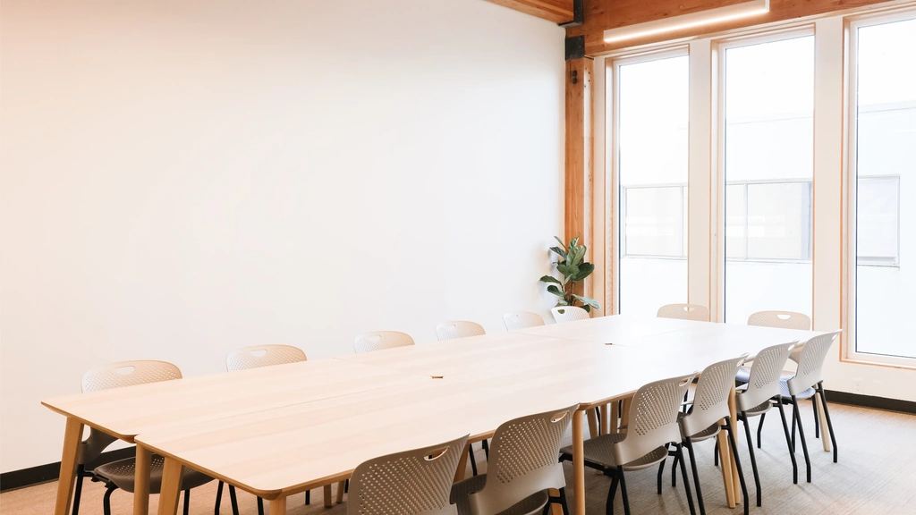 Modern Meeting Space With Natural Light and Exposed Timber at Seattle Ballard - The Pioneer Collective in Seattle, Washington — photo 1 of 4